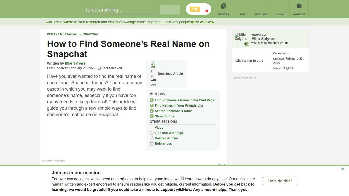 4 Simple Ways to Find Someone’s Real Name on Snapchat - wikiHow